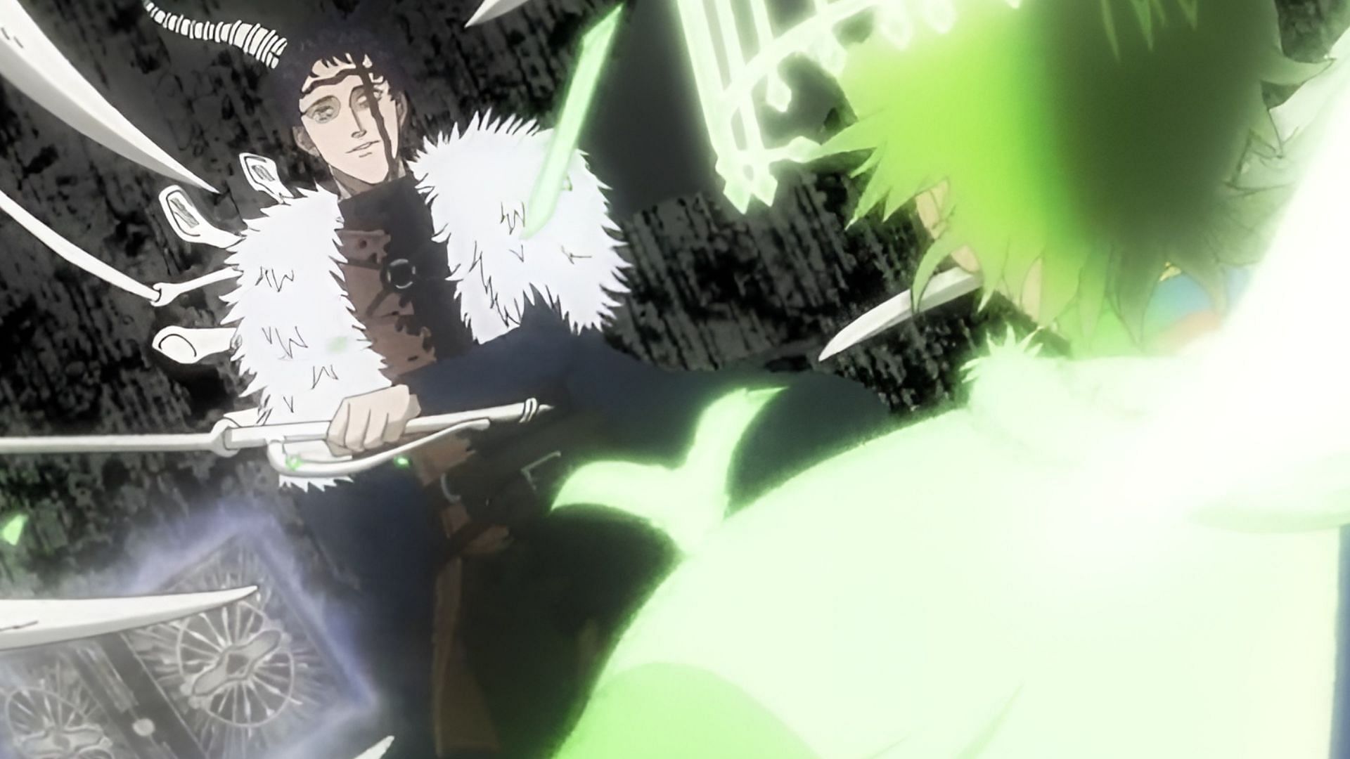 Still from Yuno vs. Zenon (Image via Studio Pierrot)